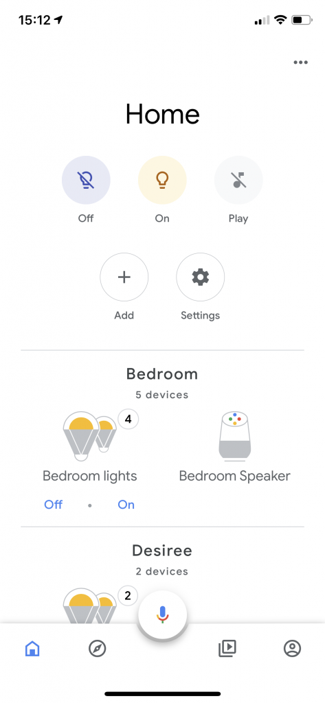Google Home Application