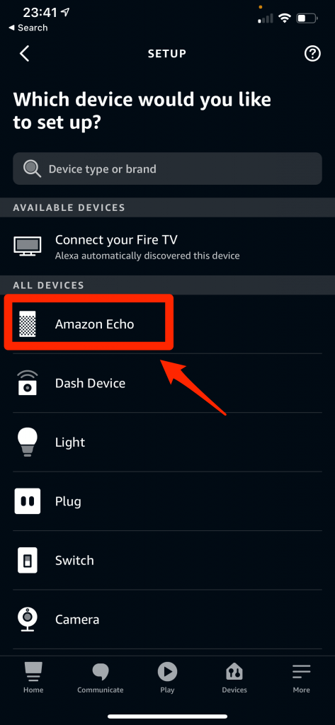 Add Amazon Echo