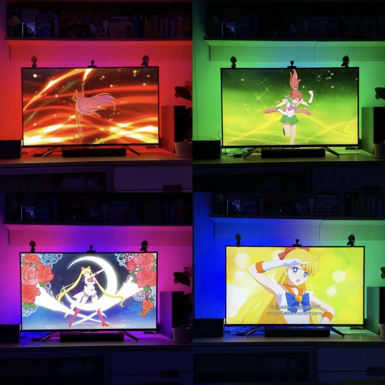 Govee Immersion WiFi TV LED Backlights with Camera, RGBIC Ambient TV Lighting for 55-65 inch TVs