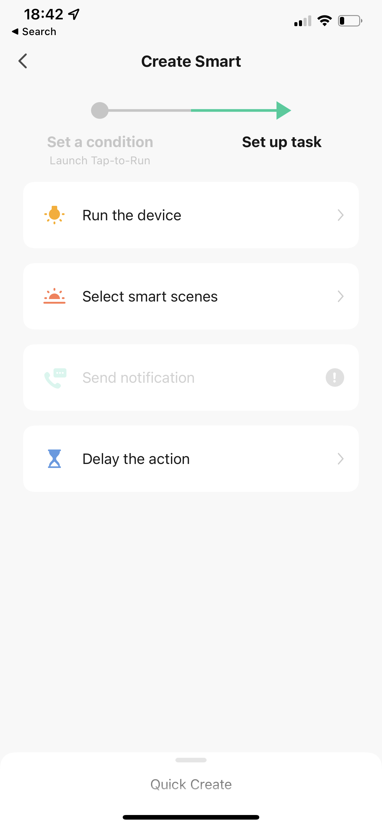 เลือก Run Device